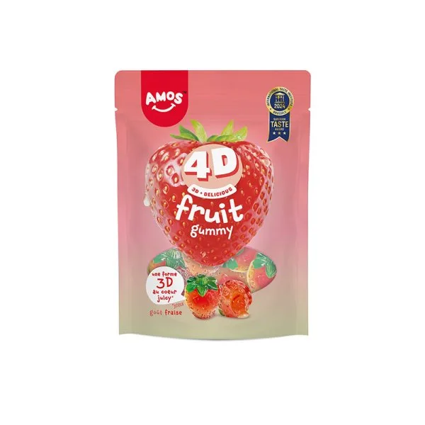 Bonbons Fruit Fraise 4D 120g - Amos - image 2