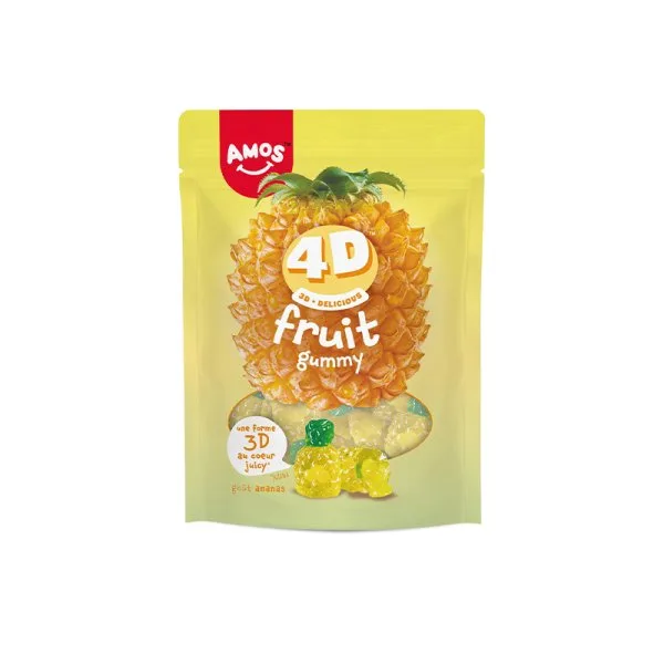 Bonbons Fruit Ananas 4D 120g - Amos - image 2