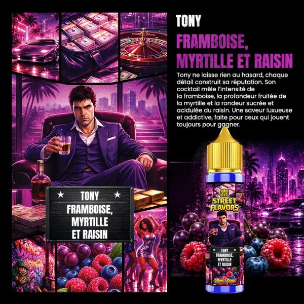 Tony 0mg 50ml - Street Flavors by Tribal Force - image 2