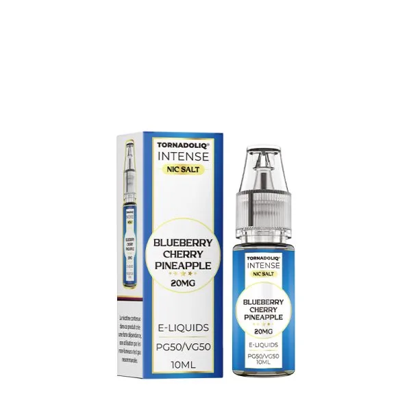 Blueberry Cherry Pineapple Nic Salts 10ml - Intense by Tornadoliq - image 3