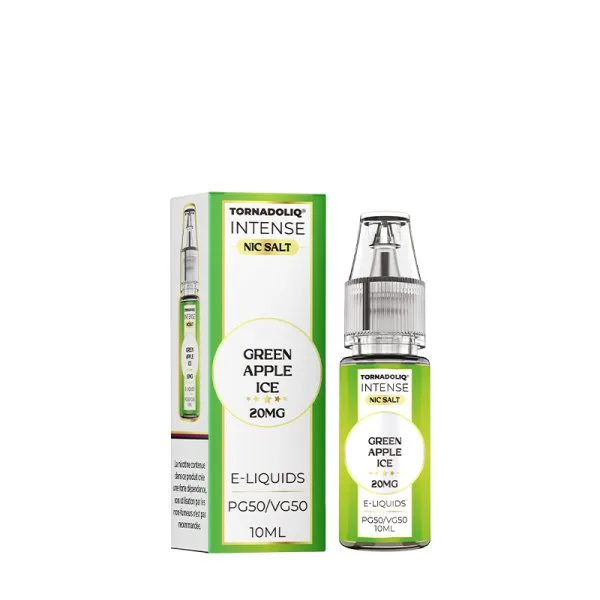 Green Apple Ice Nic Salts 10ml - Intense by Tornadoliq - image 3