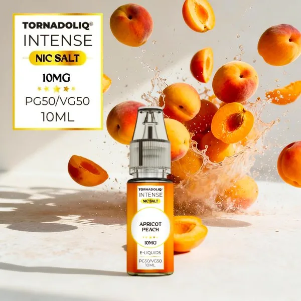 Apricot Peach Nic Salts 10ml - Intense by Tornadoliq - image 3