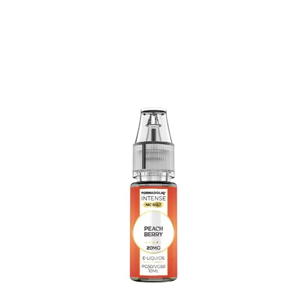 Peach Berry Nic Salts 10ml - Intense by Tornadoliq - image 4