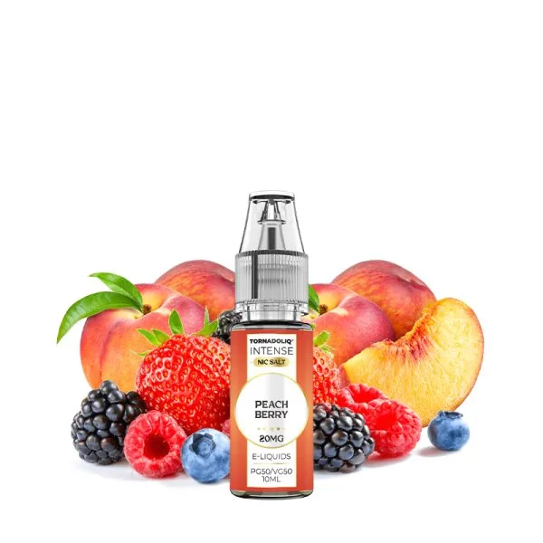 Peach Berry Nic Salts 10ml - Intense by Tornadoliq - image 5