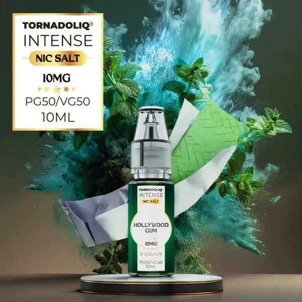 Hollywood Gum Nic Salts 10ml - Intense by Tornadoliq - image 6