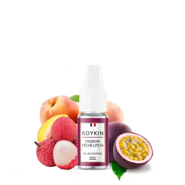 Passion Pêche Litchi Nic Salts 10ml - Roykin - image 2