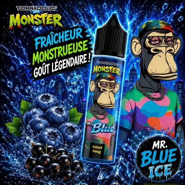 Mr Blue (Blueberry Blackcurrant) 0mg 50ml - Monster by Tornadoliq - image 3