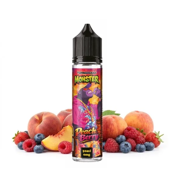 Peach Berry 0mg 50ml - Monster by Tornadoliq - image 3
