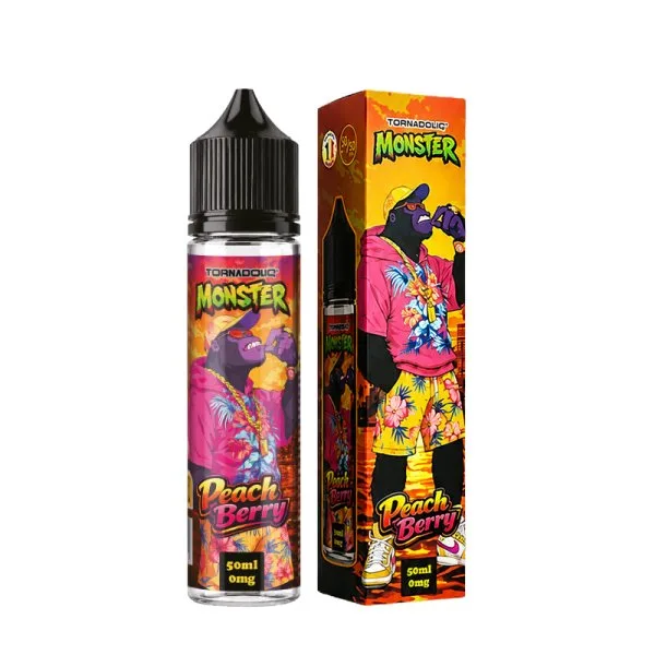 Peach Berry 0mg 50ml - Monster by Tornadoliq - image 5