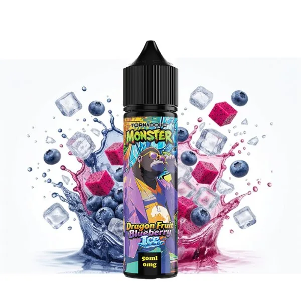 Dragon Fruit Blueberry Ice 0mg 50ml - Monster by Tornadoliq - image 2