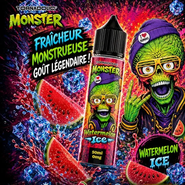 Watermelon Ice 0mg 50ml - Monster by Tornadoliq - image 2