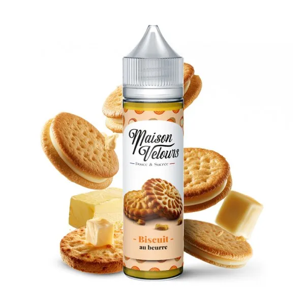 Biscuit au Beurre 0mg 50ml - Maison Velours