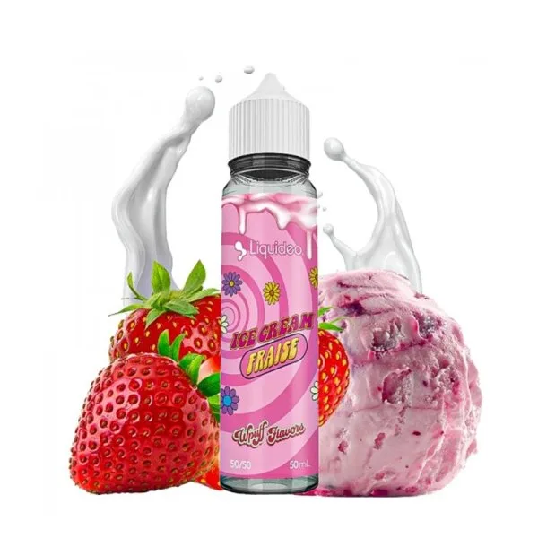 Ice Cream Fraise 0mg 50ml - Liquideo Wpuff Flavors - image 2