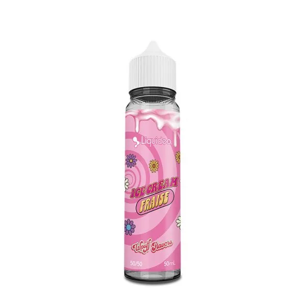 Ice Cream Fraise 0mg 50ml - Liquideo Wpuff Flavors - image 3