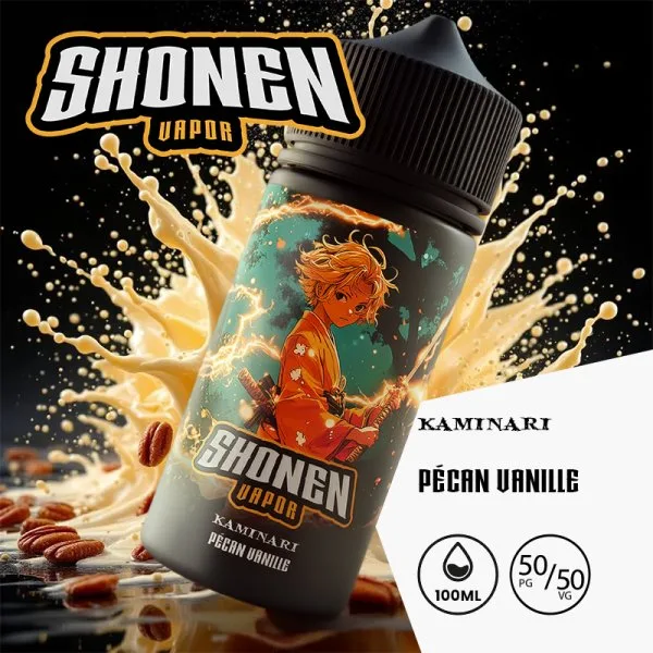 Kaminari (Vanille/Pecan) 0mg 100ml - Shonen Vapor - image 3