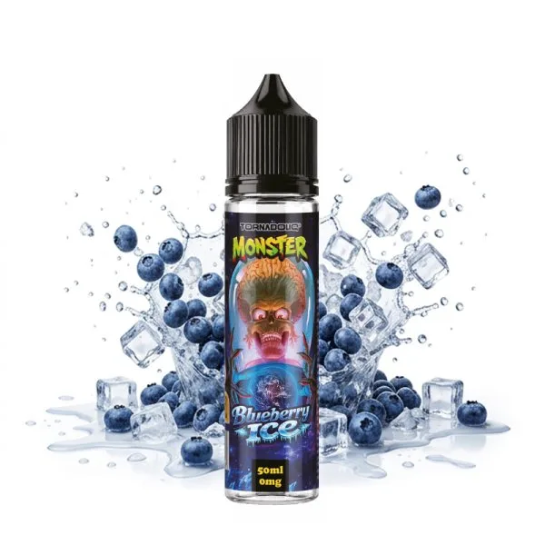Blueberry Ice 0mg 50ml - Monster by Tornadoliq - image 4