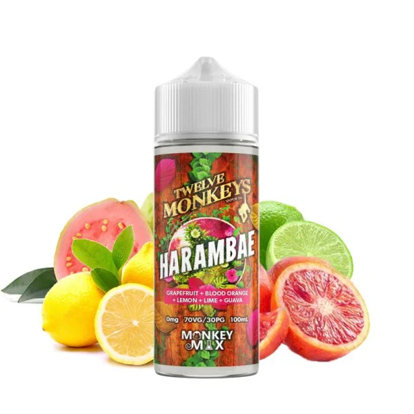 Harambae Monkey Mix 0mg 100ml - Twelve Monkeys - image 2