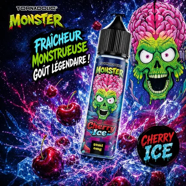Cherry Ice 0mg 50ml - Monster by Tornadoliq - image 3