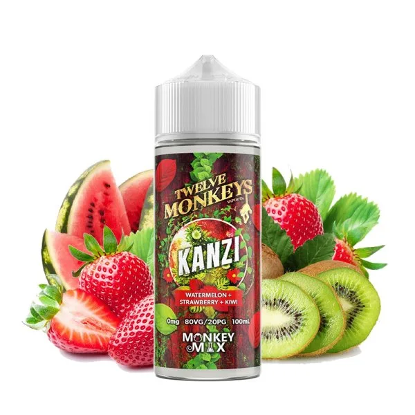 Kanzi Monkey Mix 0mg 100ml - Twelve Monkeys - image 2