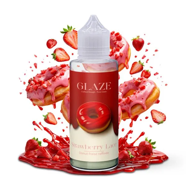 Strawberry Lace 0mg 100ml - Glaze - image 2