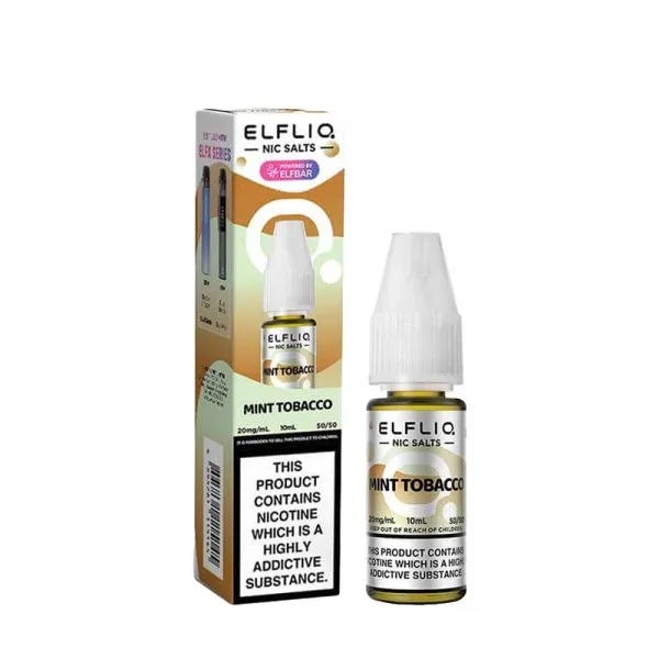 Mint Tobacco Nic Salt 10ml - Elfliq by Elfbar - image 4