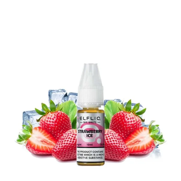 Strawberry Ice Nic Salt 10ml - Elfliq by Elfbar - image 2