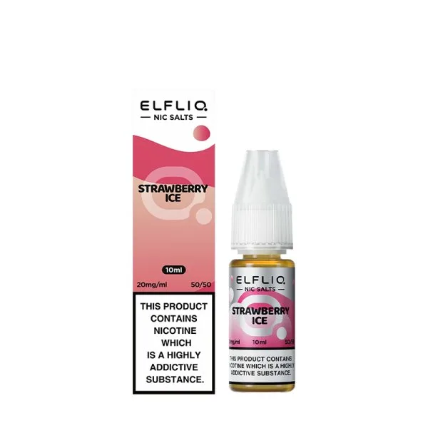 Strawberry Ice Nic Salt 10ml - Elfliq by Elfbar - image 4