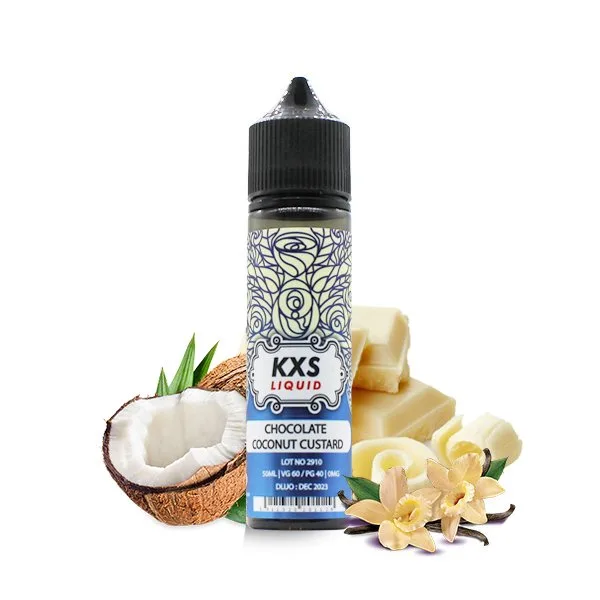Chocolate Coconut Custard 0mg 50ml - KXS Liquid - image 2