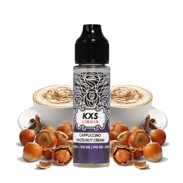 Cappuccino Hazelnut Cream 0mg 50ml - KXS Liquid