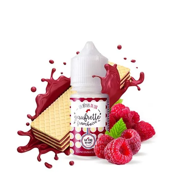 Concentré Gaufrette Framboise 30ml - Le Coq Qui Vape - image 2