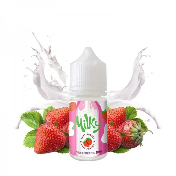 Concentré Lait Fraise 30ml - Milky by Le Coq Qui Vape - image 2