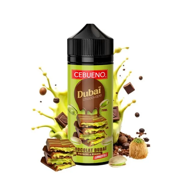Long Fill (Arôme Concentré) Dubaï Chocovape 0mg 20/120ml - Cebueno - image 2