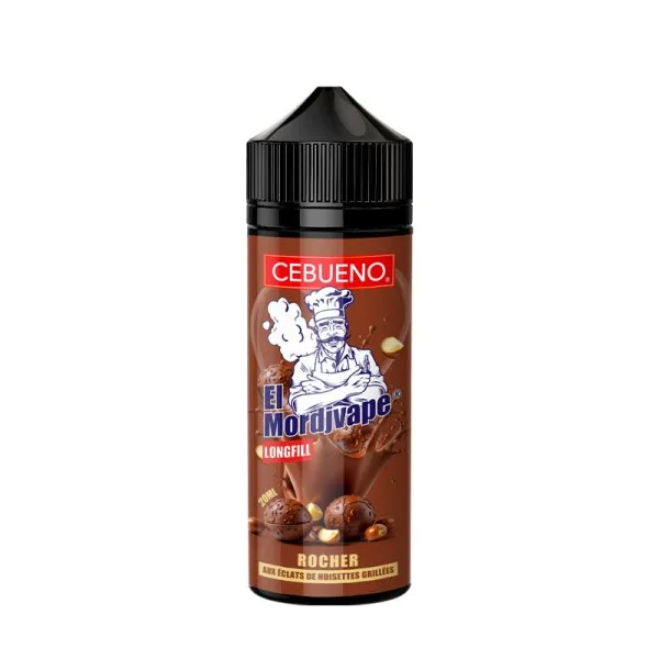 Long Fill (Arôme Concentré) El Mordjvape Rocher 0mg 20/120ml - Cebueno - image 3