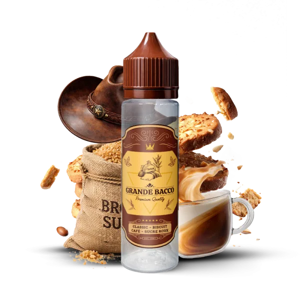 Classic Biscuit Café Sucre Roux 0mg 50ml - Grande Bacco - image 2