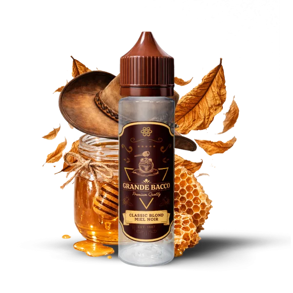 Classic Blond Miel Noir 0mg 50ml - Grande Bacco