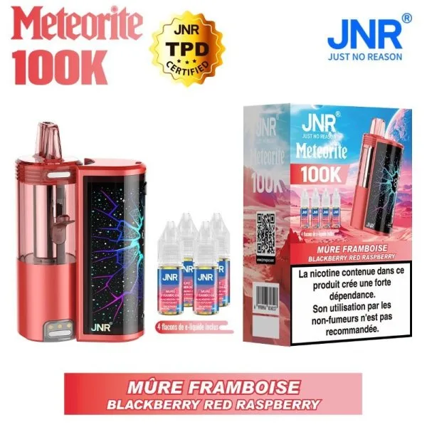 Pack Meteorite 100K 1200mAh 10ml / 2% - JNR - image 4