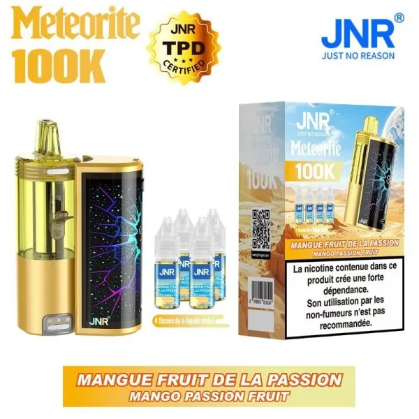 Pack Meteorite 100K 1200mAh 10ml / 2% - JNR - image 6