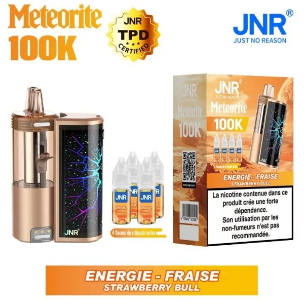 Pack Meteorite 100K 1200mAh 10ml / 2% - JNR - image 7