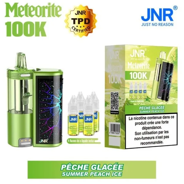 Pack Meteorite 100K 1200mAh 10ml / 2% - JNR - image 9