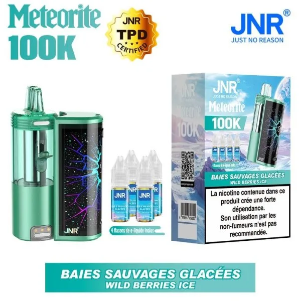 Pack Meteorite 100K 1200mAh 10ml / 2% - JNR - image 10