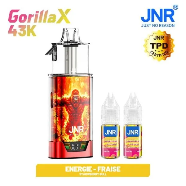Pack Gorilla X 43K 1000mAh 15ml / 0% - JNR - image 3