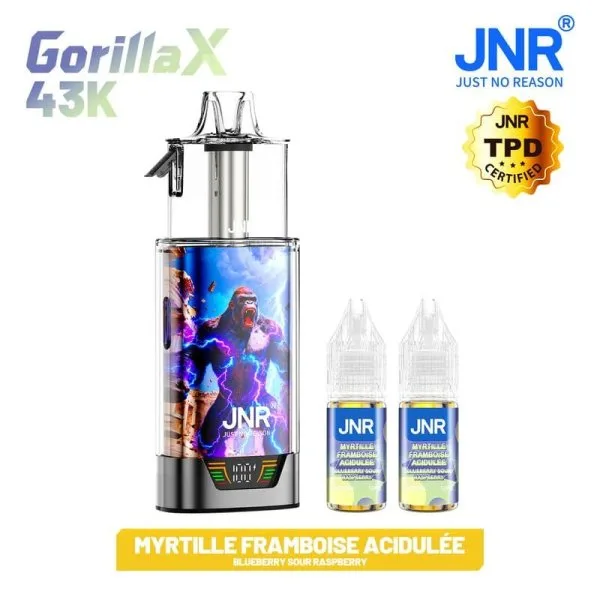 Pack Gorilla X 43K 1000mAh 15ml / 0% - JNR - image 5