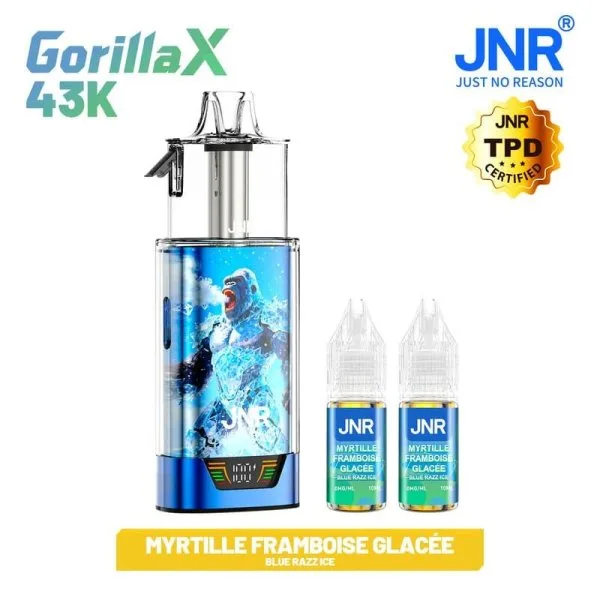 Pack Gorilla X 43K 1000mAh 15ml / 0% - JNR - image 7
