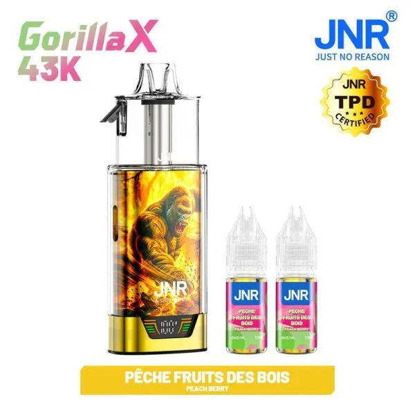 Pack Gorilla X 43K 1000mAh 15ml / 0% - JNR - image 13