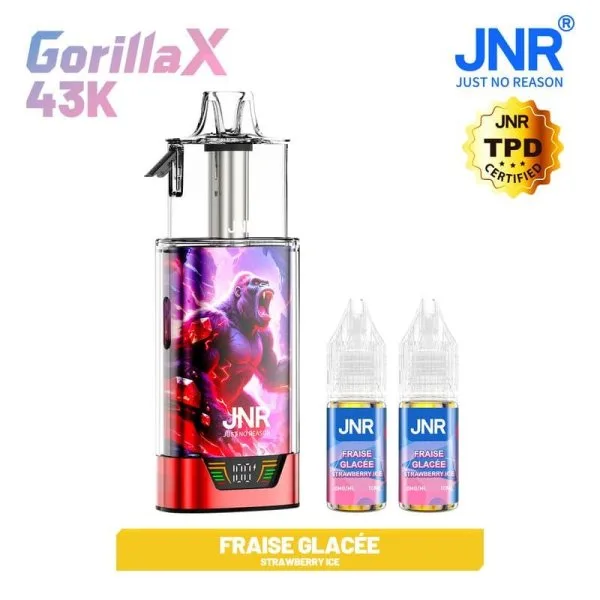 Pack Gorilla X 43K 1000mAh 15ml / 0% - JNR - image 15
