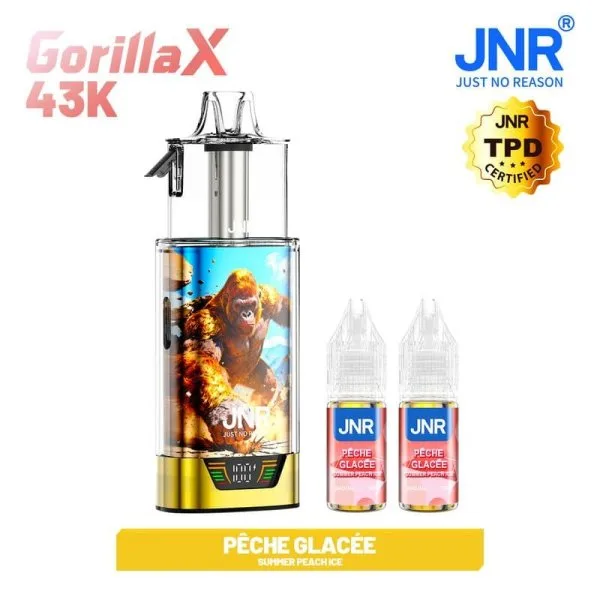 Pack Gorilla X 43K 1000mAh 15ml / 0% - JNR - image 16