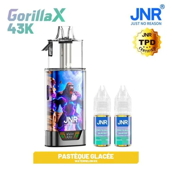 Pack Gorilla X 43K 1000mAh 15ml / 0% - JNR - image 17