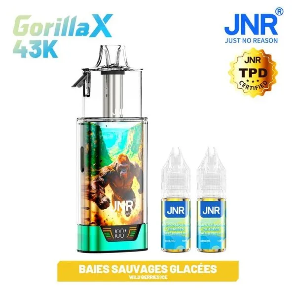 Pack Gorilla X 43K 1000mAh 15ml / 0% - JNR - image 18