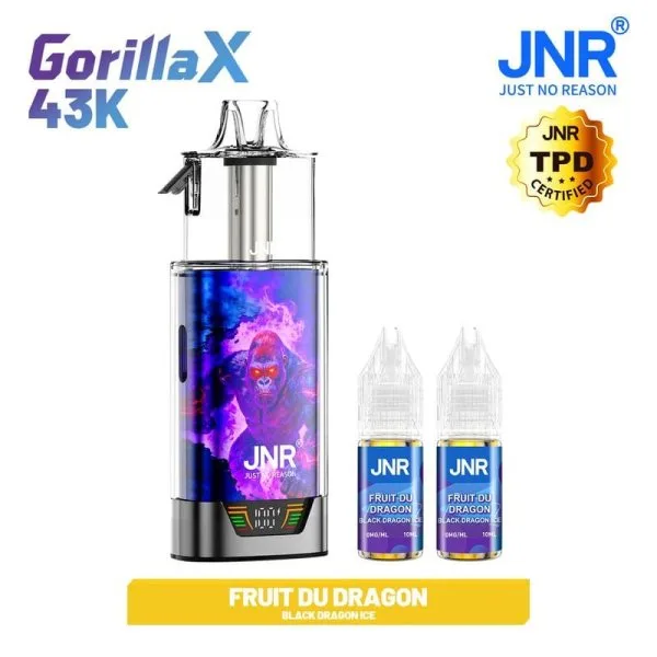 Pack Gorilla X 43K 1000mAh 15ml / 0% - JNR - image 19
