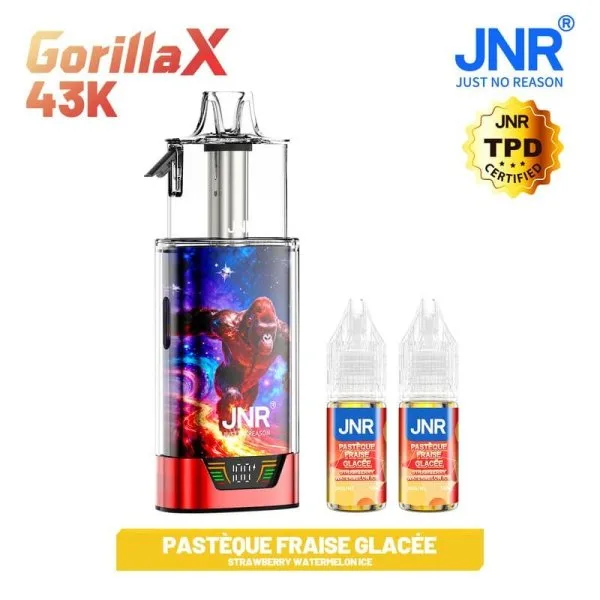 Pack Gorilla X 43K 1000mAh 15ml / 0% - JNR - image 20